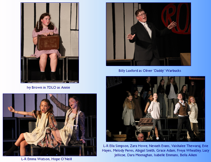Some of the cast of Annie