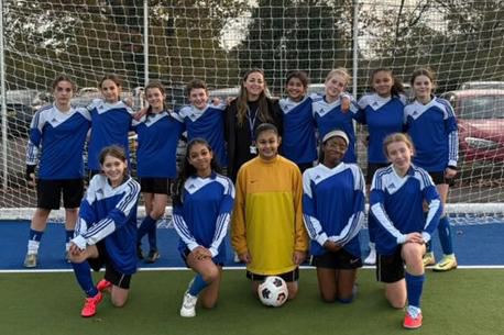 U14 Girls Football Team