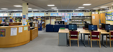 Hazelwick School Library Interior