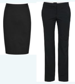 Girls trousers or skirt suit